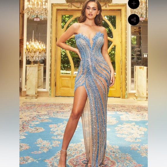 Formal handmade dress. - Picture 1 of 2